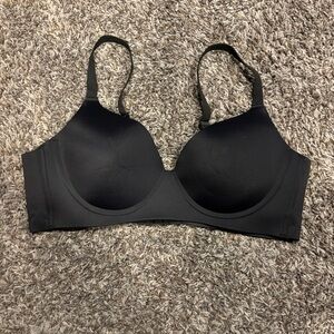 Seamless Black Bra
